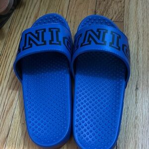 PINK Victoria's Secret Blue Sandals Casual Slip-On